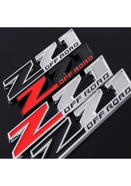 Z71 Off Road Büyük 2 Chevrolet Silverado Chevy Colorado Z71 Off Road 4x4 Sıerra Gmc Araba Sticker Amblemi Krom Rozet Çıkartmaları (Yurt Dışından) indirimleri