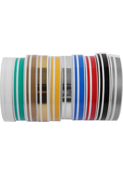 Gümüş Kaplama 1 Rulo Düz Renk Araba Gövde Çıkartma Vinil Sticker Çizgili Çift Çizgi Bant Araba Dekorasyonu Oto Aksesuarları (Yurt Dışından) modelleri