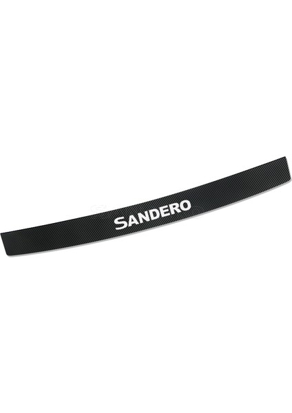 Sandero Renault Dacia Duster Logan Sandero Için Araç Arka Tampon Yükleme Kenarı Koruyucu Stickerlar - Oto Bagaj Koruma Plakası Dekorasyon Çıkartmaları (Yurt Dışından)