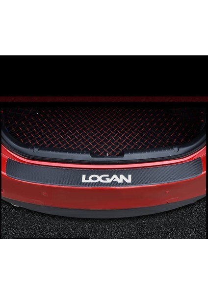 Sandero Renault Dacia Duster Logan Sandero Için Araç Arka Tampon Yükleme Kenarı Koruyucu Stickerlar - Oto Bagaj Koruma Plakası Dekorasyon Çıkartmaları (Yurt Dışından) indirimleri