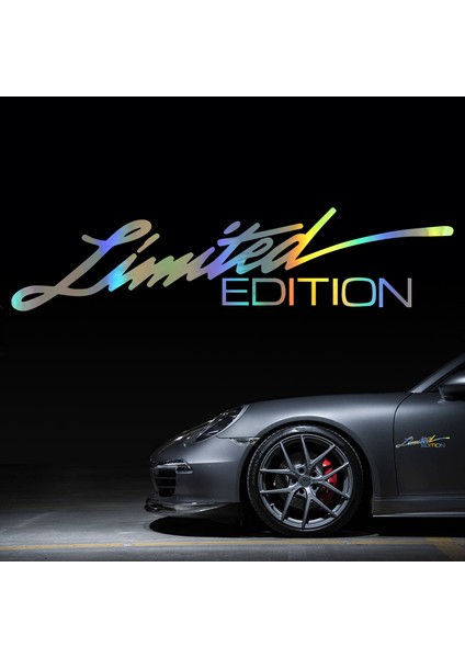 Krom Altın Araba Sticker 3D 16CM*3.8CM Sınırlı Sayı Yaratıcı Vinil Sticker Araba Sticker ve Etiketler Pencere Sticker Araba Stil Decal (Yurt Dışından) fiyatları