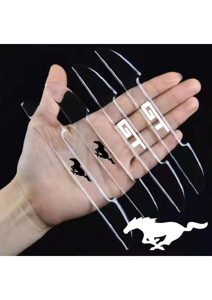 Mustang Için 4 Adet B Ford Mustang Gt Için Araba Kapı Çarpışma Şerit Dekorasyon Modifikasyonu Otomobil Aksesuar Sticker (Yurt Dışından) fiyatları