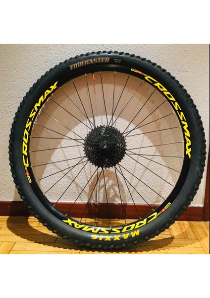 26ER Koyu Gri Mavıc Crossmax Sl Pro Mtb Tekerlek Sticker Seti - Iki Tekerlek Için Bisiklet Jant Etiketleri (Yurt Dışından) fiyatları