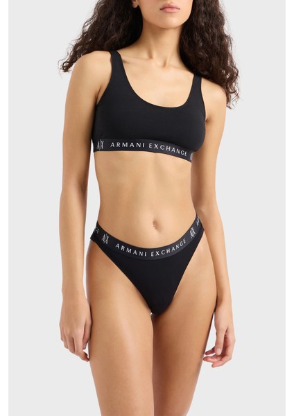 Streç Pamuklu Logolu Bralet Sütyen Bayan Sütyen 947029 CC502 00020