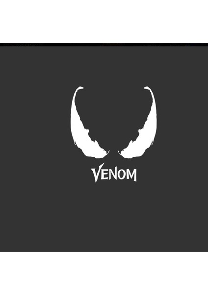 30CM Kişilik Venom Otomobil Moda Araba Sticker Etiket Vinil Yansıtıcı Özel Siyah Beyaz Gövde Pencere Tuning Araba Stil Uygula - Araba Için (Yurt Dışından)