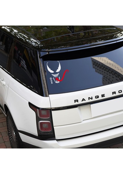 30CM Kişilik Venom Otomobil Moda Araba Sticker Etiket Vinil Yansıtıcı Özel Siyah Beyaz Gövde Pencere Tuning Araba Stil Uygula - Araba Için (Yurt Dışından) fırsatları