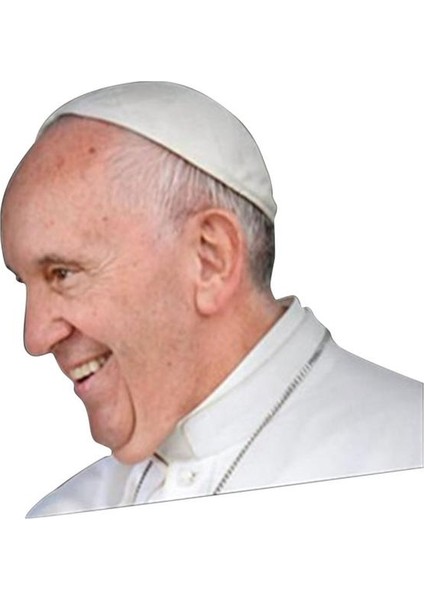 Papa Francis Ayrıldı 3D Araba Cam Sticker Komik Ünlü Araba Arka Cam Sticker Universal Kraliçe Elizabeth Papa Francis Ruth Bader Ginsburg Çıkartmaları (Yurt Dışından)