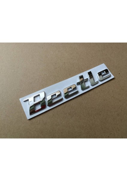 Volkswagen Vw Beetle Arka Bagaj Dekor Aksesuarları Için 1x 3D Metal Sticker Beetle Amblem Rozet Krom Harf Logo Etiketi (Yurt Dışından) fiyatları