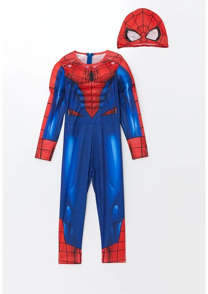 Erkek Çocuk Spiderman Kostümü Kaslı Maskeli Örümcek Adam Kostümü Parti Kıyafeti indirimleri