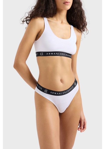 Streç Pamuklu Logolu Bralet Sütyen Bayan Sütyen 947029 CC502 00010