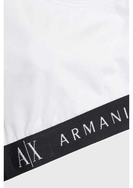 Streç Pamuklu Logolu Bralet Sütyen Bayan Sütyen 947029 CC502 00010 fırsatları