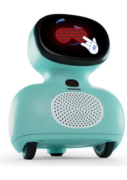 Miko Mini Çocuklar Için Yapay Zeka Robotu Steam Öğrenme ve Eğitimini Teşvik Eder - Mavi