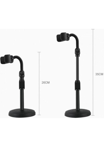 Masa Üstü Telefon Tutucu Ayarlanabilir Şarj Standı Telefon Tutacağı Telefon Tutacak Stant
