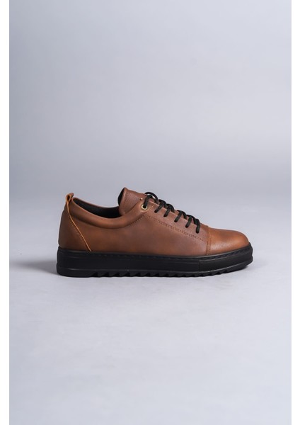 SLW152 Cool Bağcıklı Cilt Erkek Günlük Spor Klasik Ayakkabı St Taba fırsatları