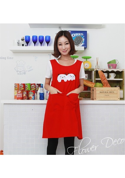 Yeşil Göz Kırpma Stili Tek Boyut Moda Sevimli Tırnak Dükkanı Cof Kreş Önlüğü Pinafore Kadınlar Mutfak Fırın Elbiseleri Baskı Logo (Yurt Dışından) modelleri