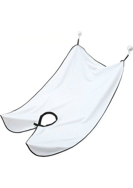 Beyaz Stil Sakal Yakalama Önlüğü Sakal Tıraşı Için Erkekler Için Sakal Önlüğü Grooming Bezi Vantuzlu Sakal Önlüğü (Yurt Dışından)