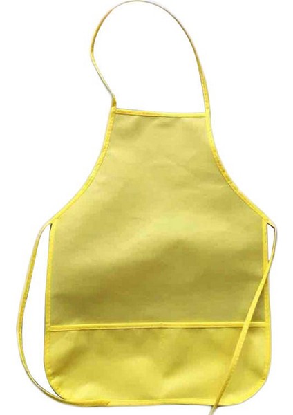Mavi Stil Çocuklar Için Cep Detaylı Renkli Kumaş Önlük - Mutfak Okulu Boyama Pişirme Nonwoven Kumaş Temizlik Önlüğü (Yurt Dışından) fiyatları