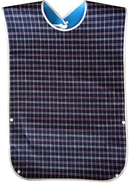 Mavi Stil Yetişkin Su Geçirmez Öğün Önlüğü Kumaş Koruyucu Engelliler Yardımcı Önlük (Yurt Dışından)
