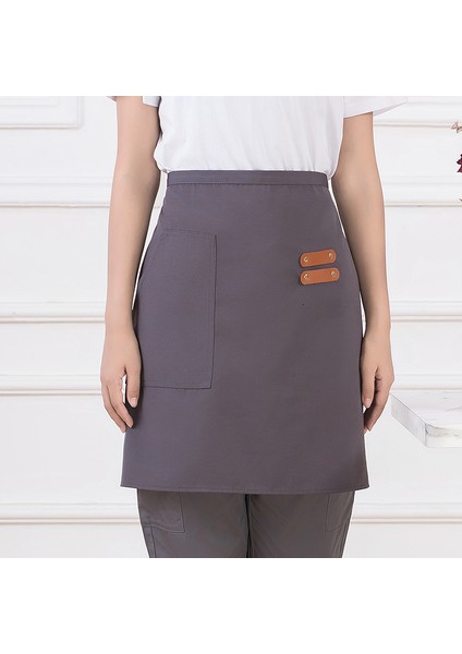 Siyah Stil Garson Bel Önlüğü Özel Logo Su Geçirmez Yarım Önlük Kafe Fırın Restoran Garson Satıcı Hizmet Küçük Önlük Mutfak Malzemeleri (Yurt Dışından) fırsatları