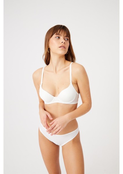 Aria Desenli Destekli Ekru Sütyen Takımı (625) fırsatları