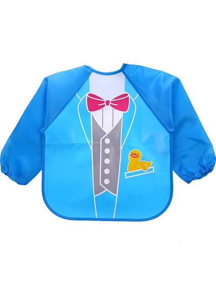 Mavi Araba Tarzı 1 Adet Çizgi Film Su Geçirmez Eva Uzun Kollu Önlük Çocuk Önlük Tam Kol Ding Fırça Önlük (Yurt Dışından) modelleri
