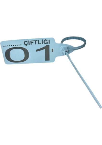 50 Adet Mavi Plastik Mühür-Et Belirleme (Karkas) Kelepçesi