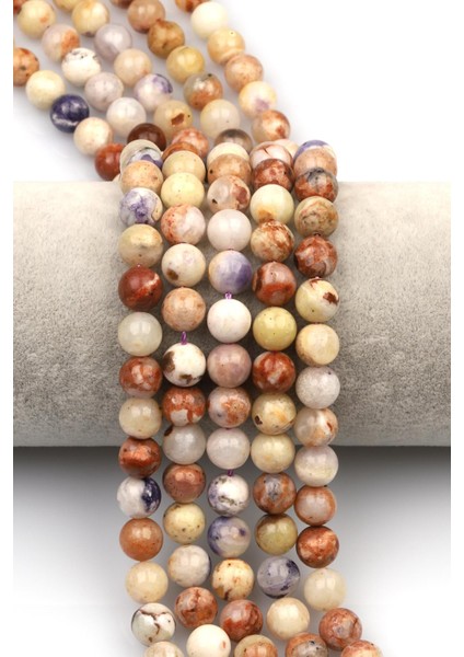 Tiffany Opal Doğaltaş Dizi 8 mm Küre Kesim