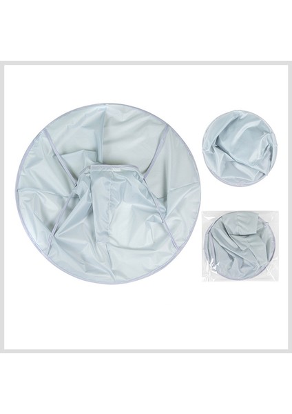Gümüş 60CM Stili Yaratıcı Kendin Yap Önlük Saç Kesme Pelerini Kuaför Berber Kıyafetleri Kuaför Başlığı Saç Kesim Pelerin Kuaförlük Ev Temizlik Koruyucu (Yurt Dışından)