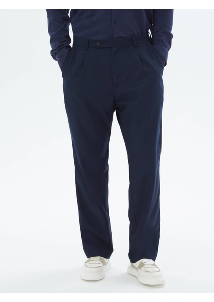 Lacivert Dokuma Casual Pantolon fiyatları