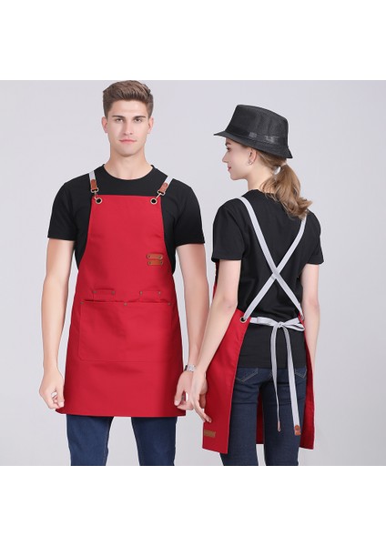 Mavi Stil Logosuz Kadın Erkek Çapraz Sırt Mutfak Önlüğü Özel Logo Cafe Tırnak Spa Stüdyo Önlüğü Saç Kuaförlük Önlüğü (Yurt Dışından) fırsatları