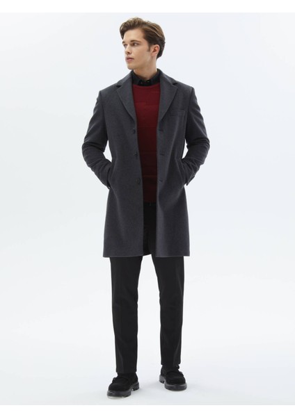 Antrasit Dokuma Palto fiyatları