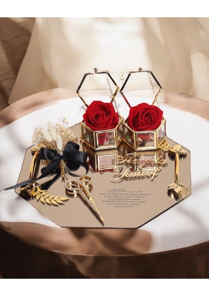 Affinity Söz Nişan Tepsisi Gold