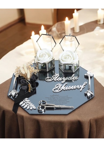 Affinity Söz Nişan Tepsisi Gümüş