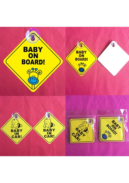 L Beden Araba Sticker Bebek Arabada Sallanan Uyarı Güvenlik Işareti Sticker Vinil Etiket Araç Cam Sticker Araba Aksesuarları (Yurt Dışından) indirimleri