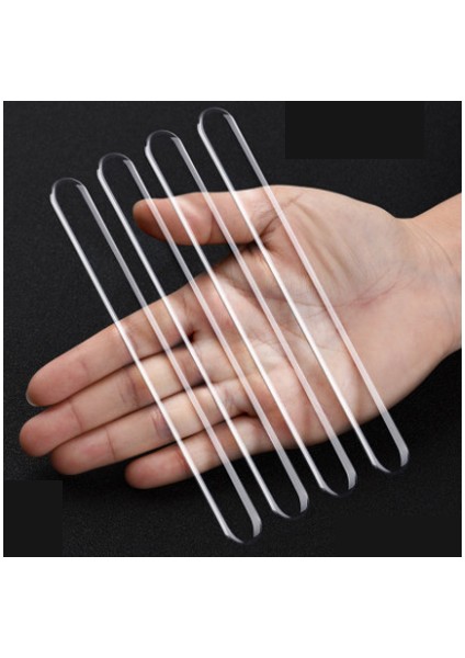 4 Adet Araba Kapı Kenarı Stickerları Çizik Koruma Şeritleri Yan Ayna Çarpışma Koruması Sticker Tampon Önleme Levhası Çubuğu (Yurt Dışından)
