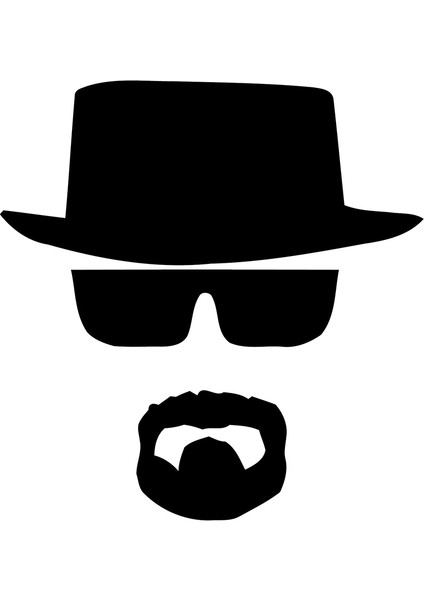 Turuncu Heisenberg Vinil Araba Pencere Sticker Breaking Bad Walt White Cook Komik Araba Sticker Styling Auto Dekorasyonu (Yurt Dışından)