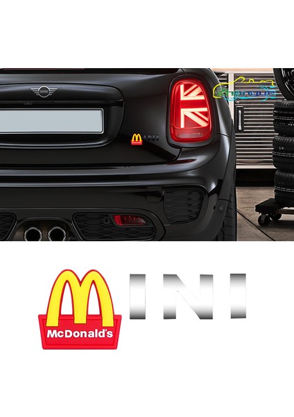 M Beden Bmw Mını One Cooper S R55 R56 R60 R61 F54 F55 F56 F57 F60 Için Araba Kişilik Süsleme Sticker Logo Modifikasyon Aksesuarları (Yurt Dışından) fiyatları