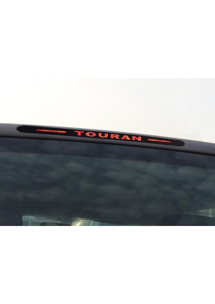 2016-2018 Için Volkswagen Vw Touran Karbon Fiber Arka Ek Fren Işıgı Araba Sticker Süs Kapak Sticker Fren Lambası Sticker 1 Adet (Yurt Dışından) indirimleri
