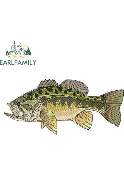 YT-176189-13CM Balıkçılık Balık Rv Araba Stickerları Motosiklet Çıkartmaları Laptop Vinil Araba Kaplaması Anime Sörf Tahtası Çıkartmaları Dekor 13CM x 10.4cm Boyutunda (Yurt Dışından)