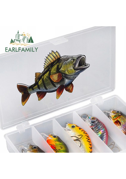 YT-176189-13CM Balıkçılık Balık Rv Araba Stickerları Motosiklet Çıkartmaları Laptop Vinil Araba Kaplaması Anime Sörf Tahtası Çıkartmaları Dekor 13CM x 10.4cm Boyutunda (Yurt Dışından) fırsatları