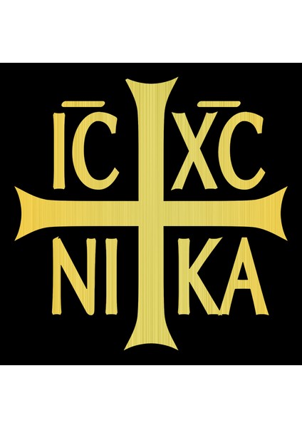 30X30 cm Çeşitli Boyutlarda Renkli Ortodoks Hristiyanlık Ic Xc Ni Ka Araba Sticker Vinil Çıkartma Suya Dayanıklı Çıkartmalar Kamyon Tampon Üzerinde (Yurt Dışından)
