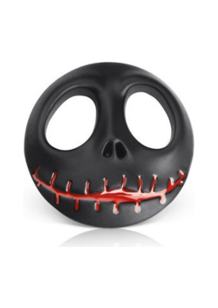 Siyah 3D Metal Araba Sticker Motosiklet Rozet Amblemi Sticker Jack Skellington Kafatası Tuning Etiketler Araba-Stil Aksesuarları Dekorasyon (Yurt Dışından)