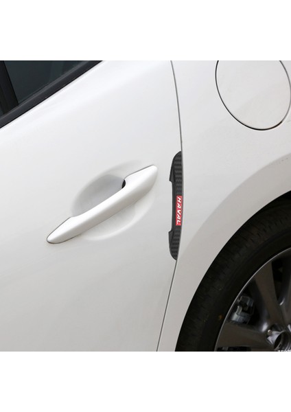 Citroen Stili Için Siyah Yeni Siyah Kauçuk Anti-Çarpışma Araba Kapı Stickerları Honda Civic Fit City Cry Accord CB500 CB650R Araba Aksesuarları Için (Yurt Dışından) indirimleri