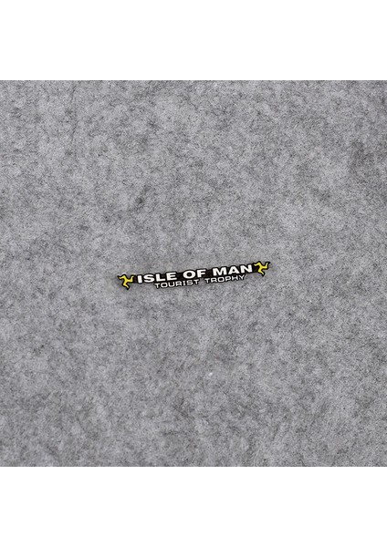 Bir Sarı 7X1CM Tt Isle Of Man Için Motosiklet Kaskı Şeffaf Sticker Gp Yarışı Vinil Çıkartmalar (Yurt Dışından)