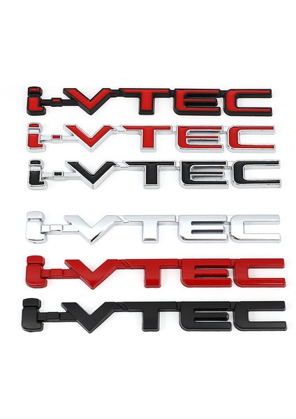Sarı Honda City CB400 I-Vtec VFR800 Cbvic Accord Odyssey Spirior Crv Suv Için 3D Vtec Logo Metal Rozet Etiketler Araba Sticker (Yurt Dışından)