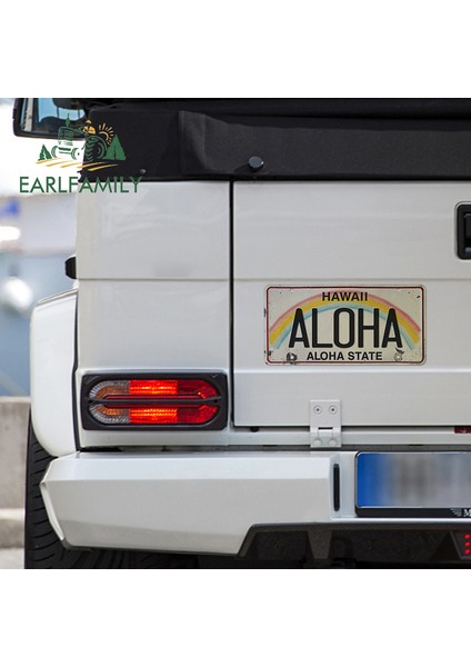 Stil I Vintage Hawaii Lisans Aloha Bagaj Araba Sticker Kişilik Cam Sticker Buzdolabı Grafikleri (Yurt Dışından) fırsatları