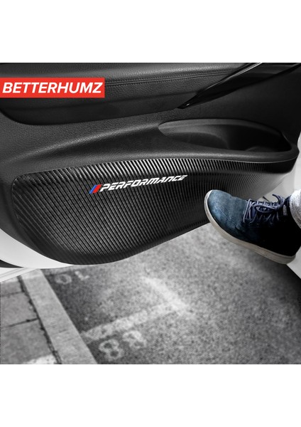 G32(2018-2024) Bmw E90 F30 F10 F20 F25 F26 F15 F16 E70 E84 X1 X3 X5 Için Pvc Yan Kenar Film Koruyucu Sticker Karo Tasarımı Kapı Anti-Vuruş Pedası (Yurt Dışından)