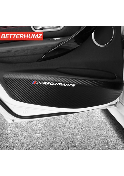 G32(2018-2024) Bmw E90 F30 F10 F20 F25 F26 F15 F16 E70 E84 X1 X3 X5 Için Pvc Yan Kenar Film Koruyucu Sticker Karo Tasarımı Kapı Anti-Vuruş Pedası (Yurt Dışından)