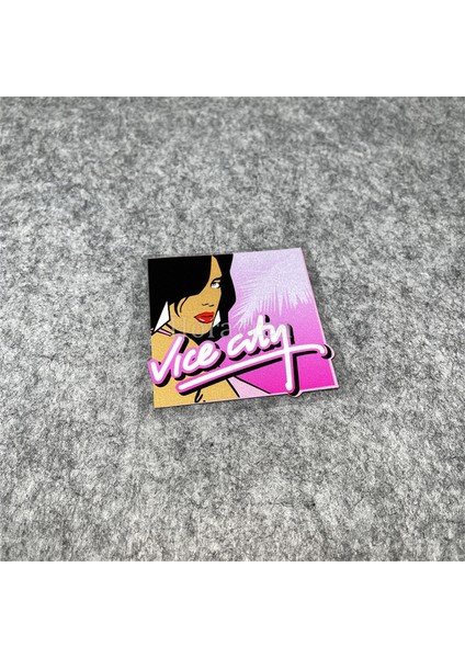 11X9.5CM Lazer Gta Vice City Klasik Oyun Grand Auto Stickerları Araba Çıkartmaları Laptop Klavye Gitar Dıy Grafikleri (Yurt Dışından) modelleri