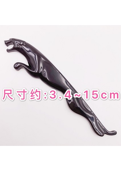Küçük Gümüş Jaguar X-Type F-Type S-Type Xe Xf Xj Xk Xjr Xfr Xjs Xjl Araba Bagaj Amblemi 3D Metal Sticker - Gövde Aksesuarları (Yurt Dışından)